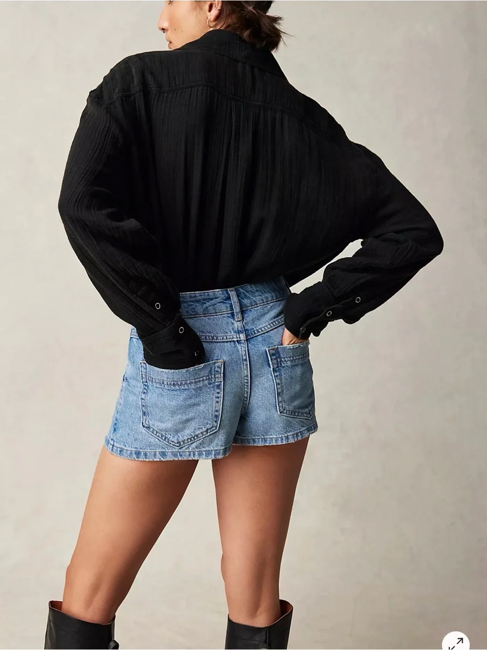 Free people buttonfly skort size 28
